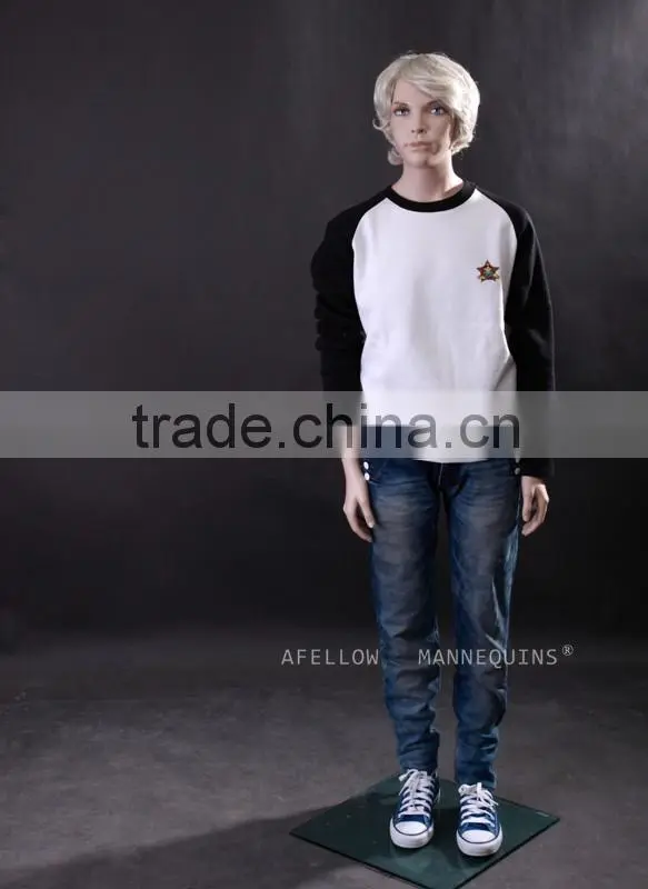 Fiberglass Children Mannequin Boys Mannequins Realist Kids Dummy Manikin SK05