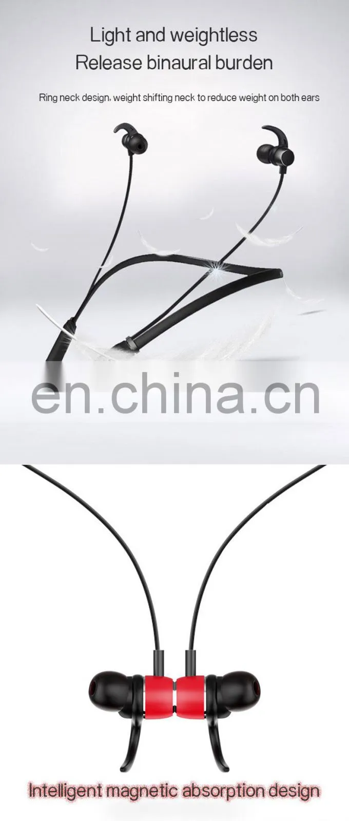 Golden Sky Boat Earphone Headset Wireless Earbuds 5.0 Neckband Headphones Factory Free Shipping