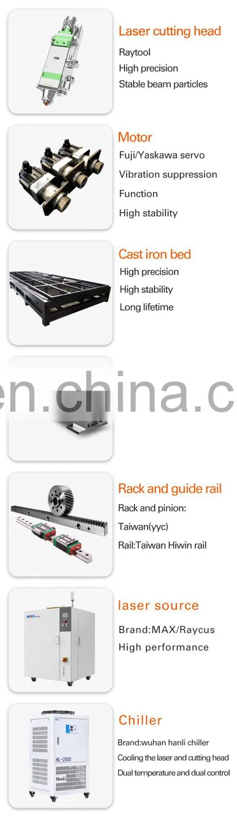 Widely used metal cutting machine cutting aluminium steel fiber laser cutting machine