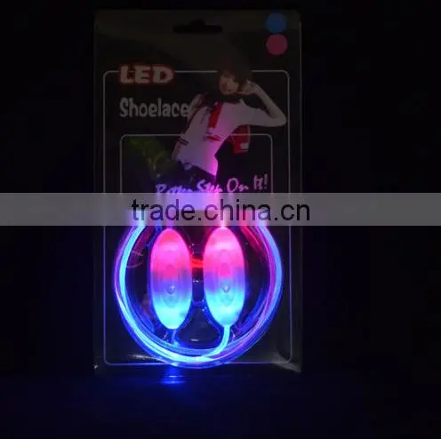 LED Flashing shoe laces Fiber Optic Shoelace Luminous Shoe Laces Light Up