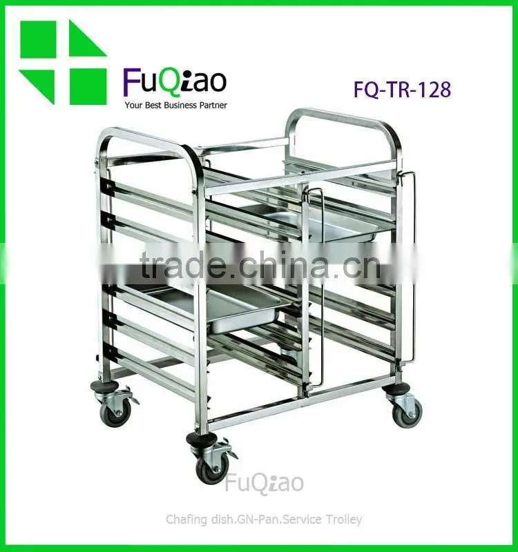 Hotel Equipment stainless steel housekeeping cart , service cart , Rack trolley