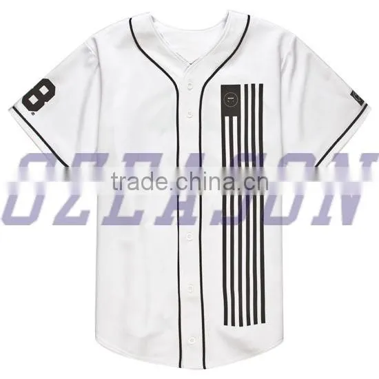 100% Cotton Plain Baseball Jerseys,Custom Baseball Uniforms