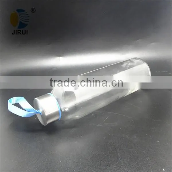 540ml sports glass water bottle with stainless lid