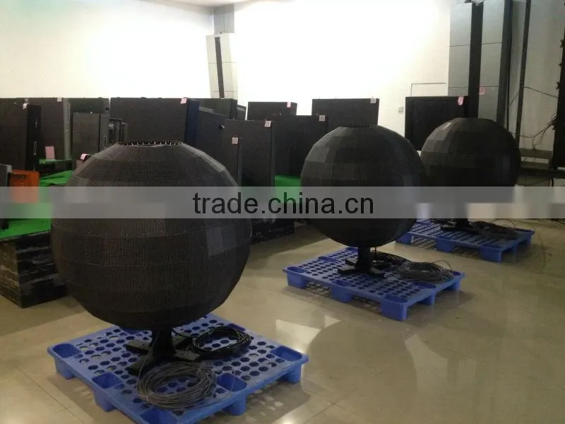 led ball(sphere led display) diameter 1m indoor full color led display