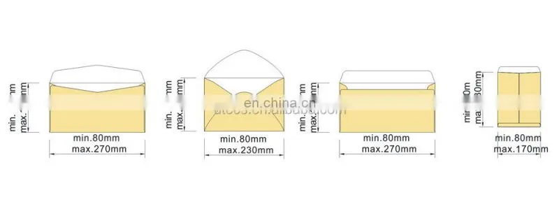 ZF390A Used Greeting Card postcards Automatic Wallet & Pocket Envelope Paper Bag Making Machine