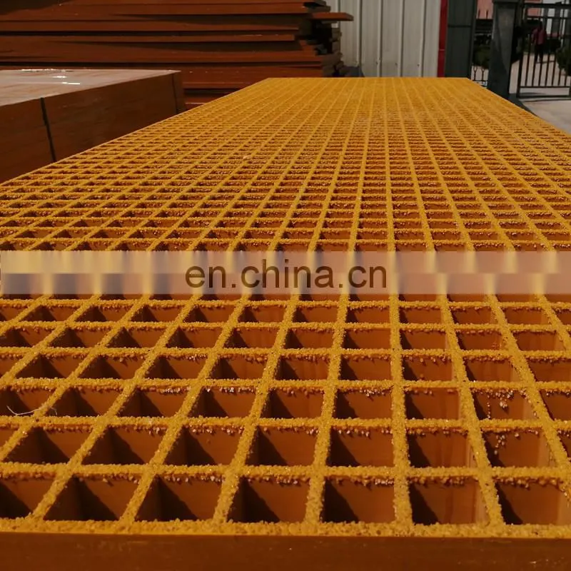 25mm*25mm frp grating floor grating fiberglass material