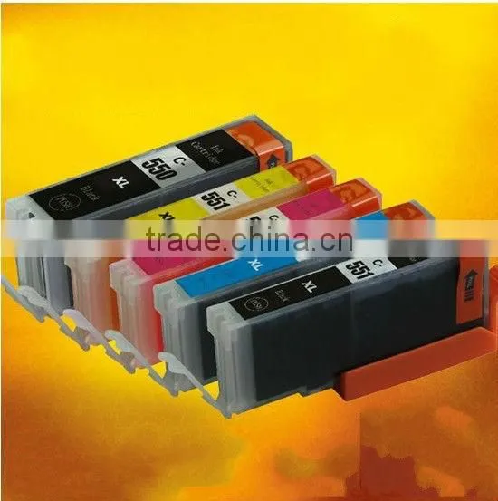 Compatible ink cartridge for Canon PGI-550XL/CLI-551XL for Canon PIXMA MG5450/MG6350/IP7250/MX925 with reset chip