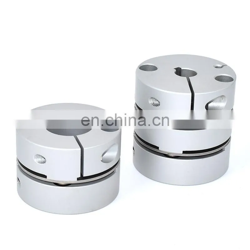 China strength factory aluminum alloy high sensitivity double diaphragm clamp series coupling