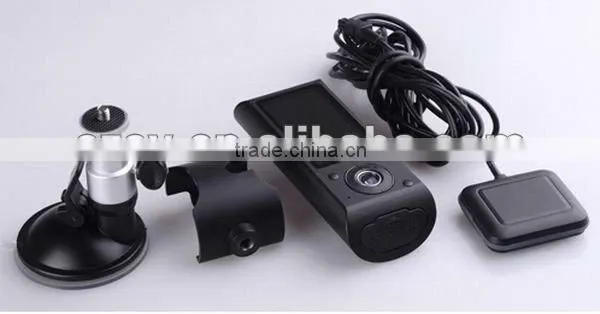 SV-X3000 Two Channels Mini Car DVR with GPS and G-Sensor