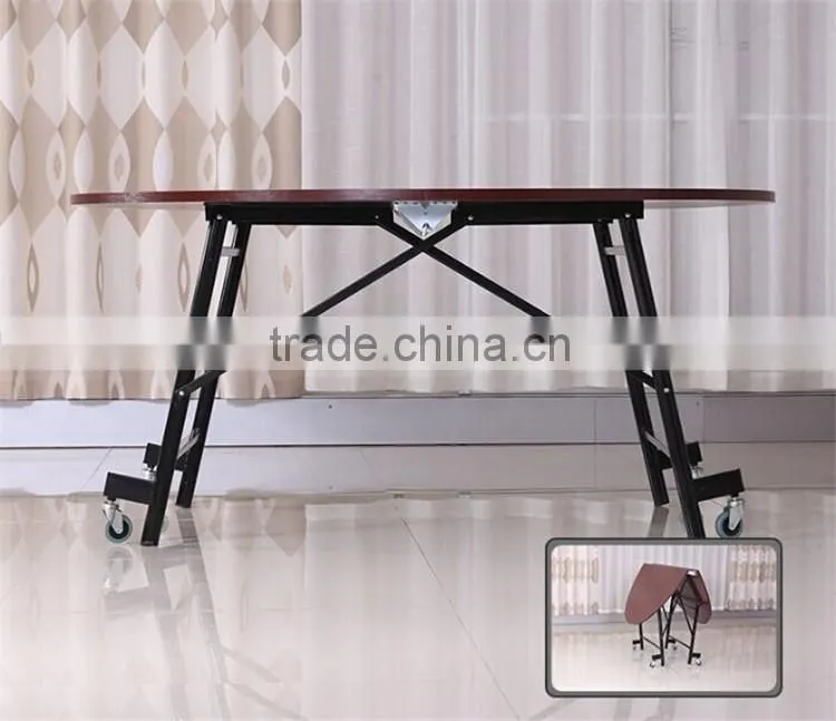 Hotel Banquet Wooden Dining Foldable Table