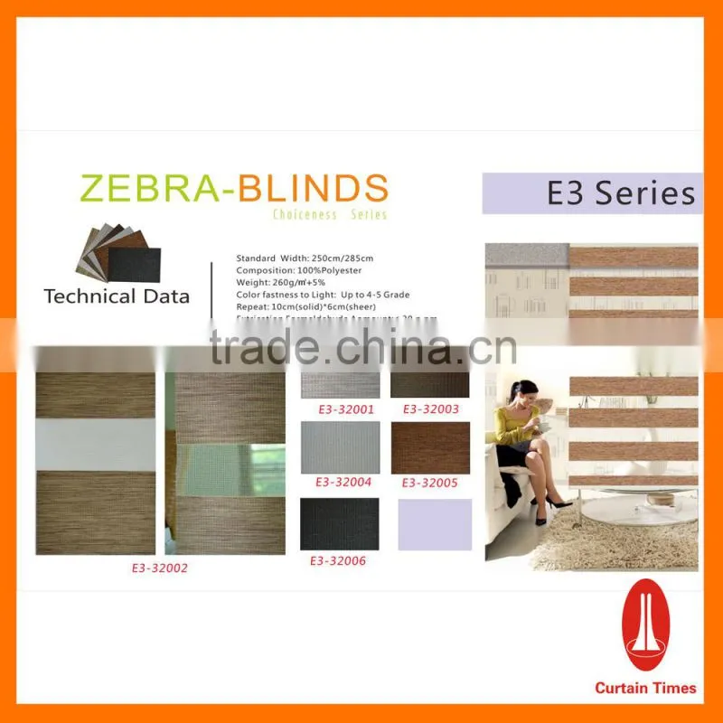 New design dark color zebra roller blind in guanghzou/ colorful zebra roller shade
