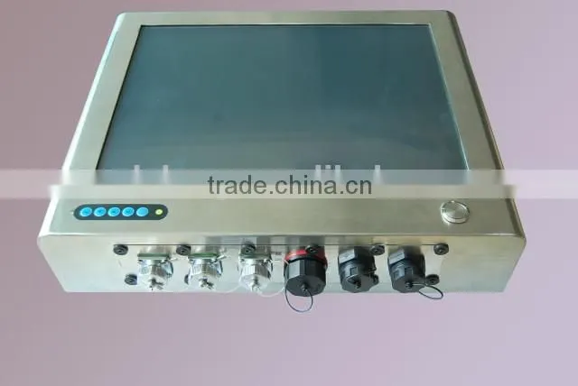 15inch ip65 full waterproof fanless wall mounting CAPACITIVE touch industrial sunlight readable computer PC OEM