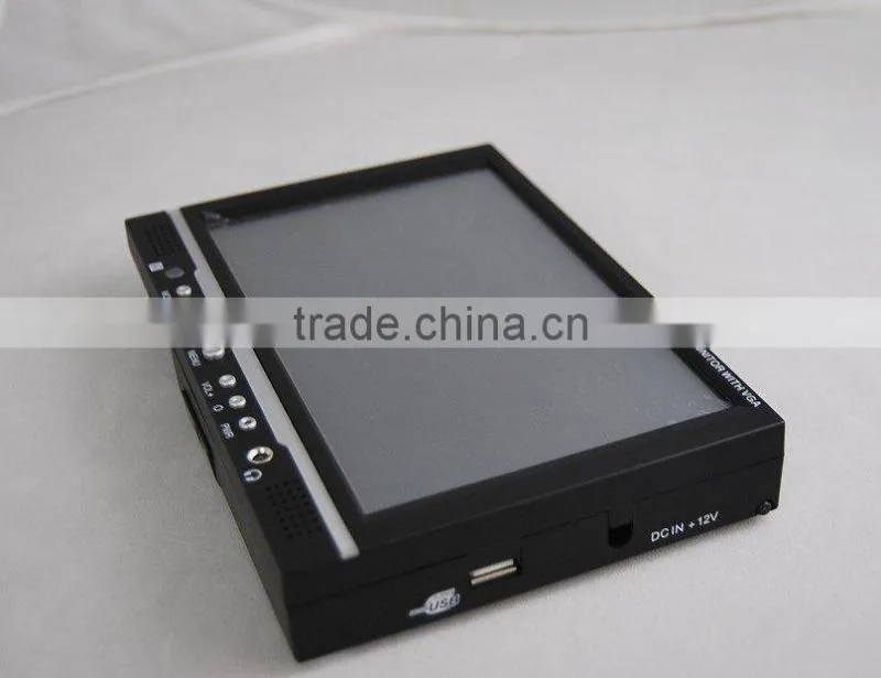 headrest or standard player touch screen 7 inch car pc monitor