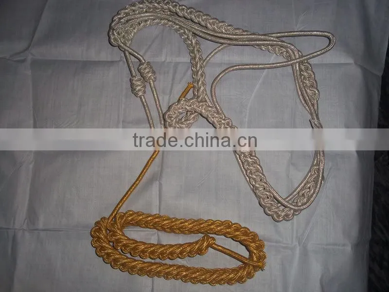 military shoulder cords and aiguillettes
