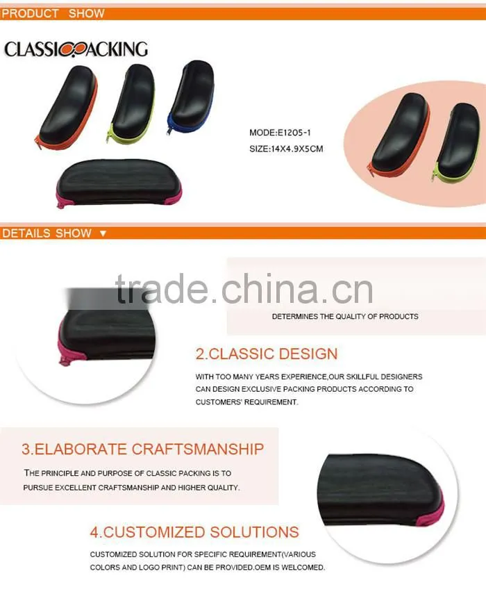 Cheap Brand Name Black Eva Glasses Case