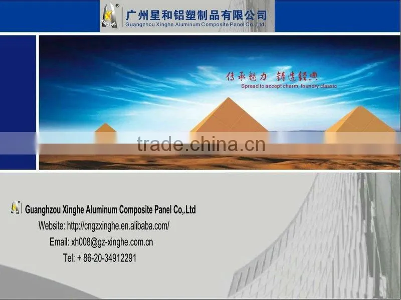 wooden aluminium composite panel/insulated aluminium panel guangzhou supplier