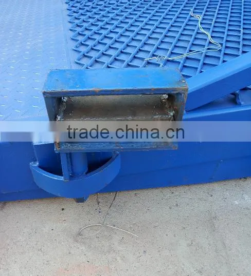 hydraulic mobile dock ramp for unloading container