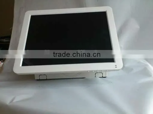 DTK-POS1578 Factory Supply Low Cost 15 inch Touch Screen White Color Dual POS