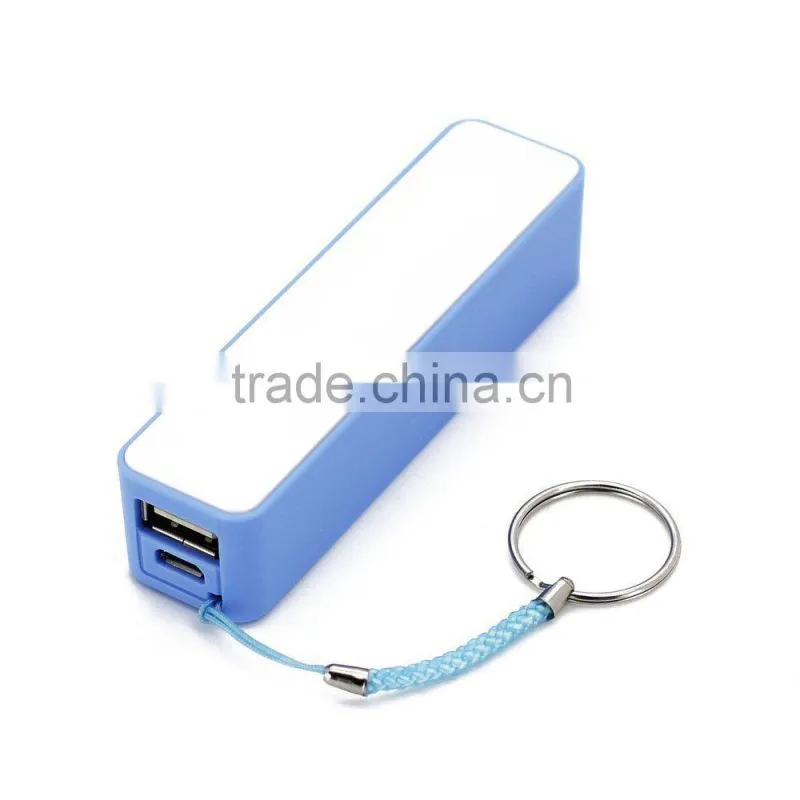 Blue color perfume 2600mAh power bank for mobile Phone