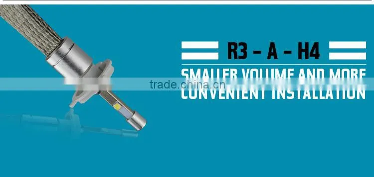 P6 High Power LED Car H4 Headlight Bulbs H7