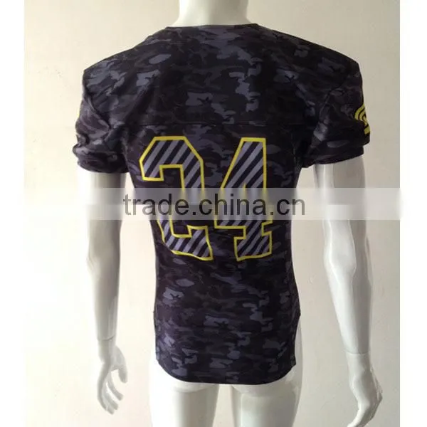 China custom made american football jerseys/custom camo football jerseys/american football jersey