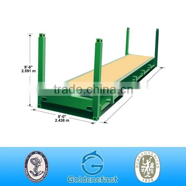 High quality shipping container garage 20ft 40ft flat rack container for sale