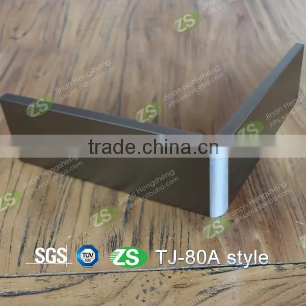 anodized aluminium baseboard/silver brushed aluminium skirting board