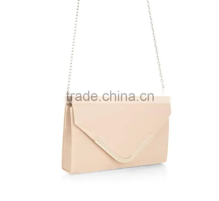 Personlized womens luxy leather Envelope Clutch bag