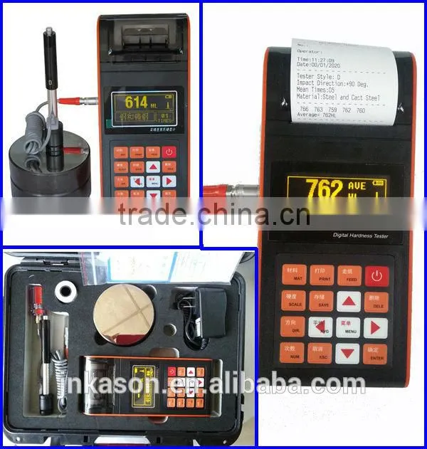 KS520 Steel Portable Leeb Hardness Tester with printer