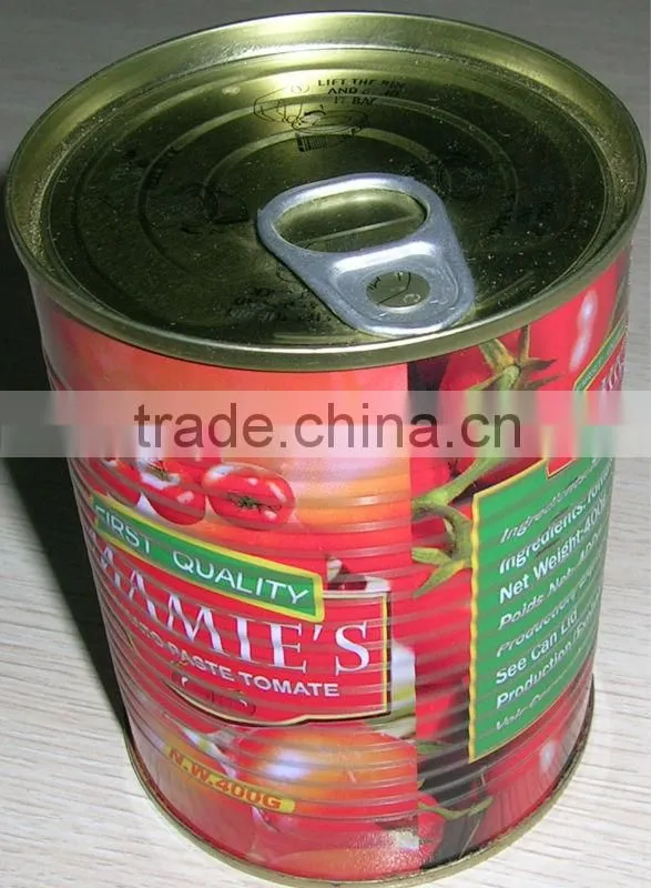 canned tomato paste with brix 28-30 %