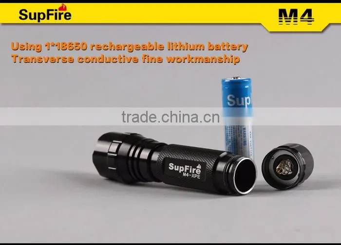 Supfire M4-U2 Rechargeable Flashlight 10W led colorful torch