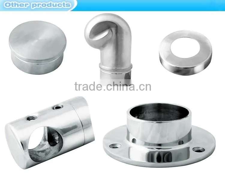 304/316 stainless steel glass railing clamp