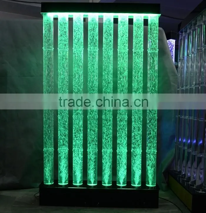 project design changing color water bubble wall acrylic interior wall decorative panel