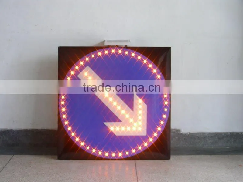 RSG cheap high quality solar powered traffic speed sign/traffic mark