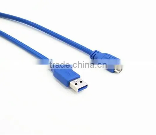 Nickel plated micro usb cable with led light micro usb data cable for smartphone