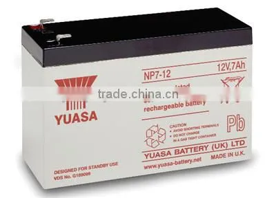 valve rechargeable motorcycke YUASA battery 12V7AH (NP7-12)
