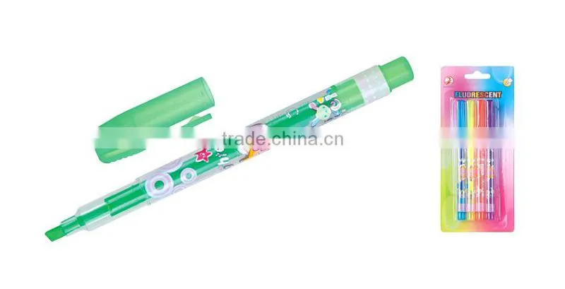 multi color novtelty cute promotion gift fluorecent pen