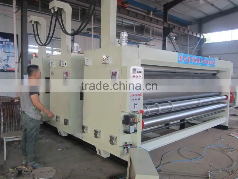 Full automatic high speed flexo ink prirnter slotter die cuttemachine, packaging for corrugated carton box