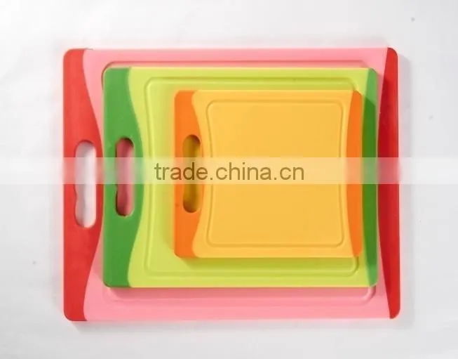 3PCS Antibacterial Non SlipCutting Board Sets With Juice Groove Chopping Board Sets