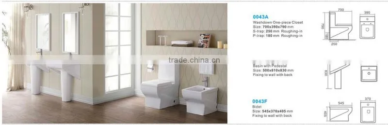 alibaba china sanitary ware ceramic one piece toilet with s trap