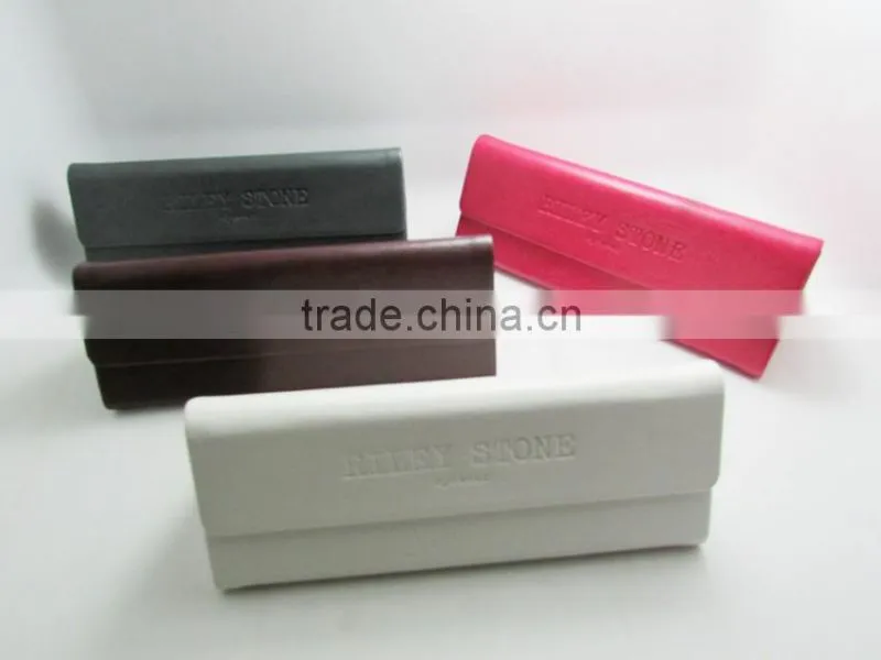 PU glasses box custom logo portable sunglasses case