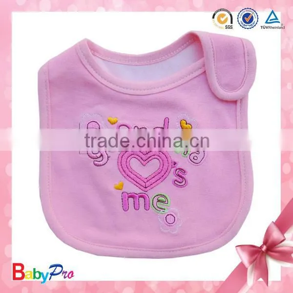 2015 High Quality Colorful Comfortable Baby Cotton Bib