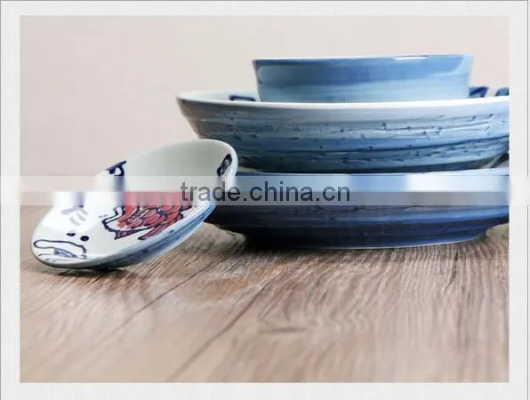 Japanese Characteristic Hand-painted Ceramic Fish Dish HY1671901