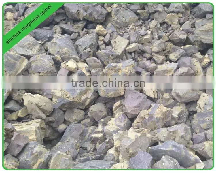monolithic refractory alumina magnesia ramming spinel mass for induction furnace