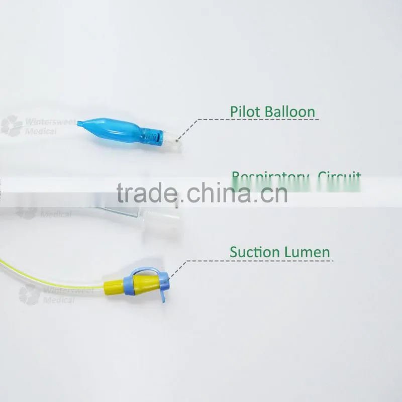 PVC Cuffed Endotracheal Tube With Suction Lumen China Manufacturer