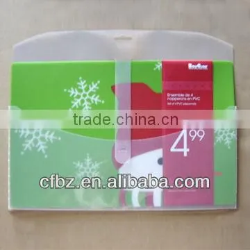Clip File Plastic Foldable Document Holder