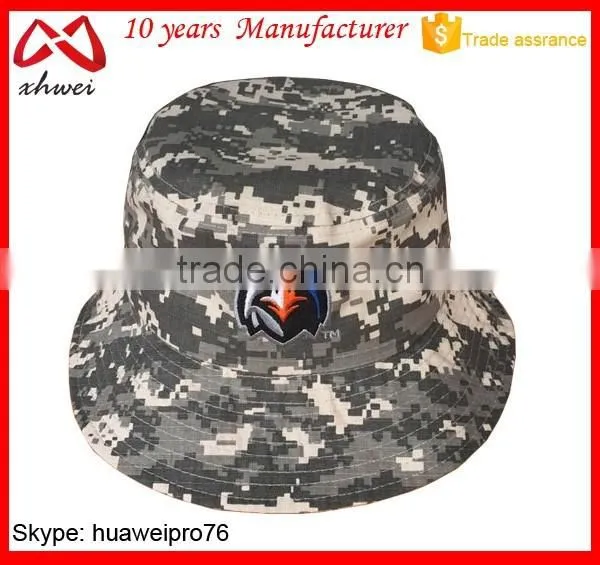 Fashion Side Embroidery Cotton Camo Army Cap Military Hat