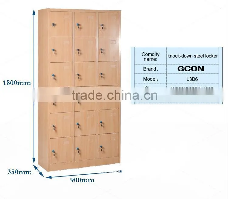18 doors clothes changing locker