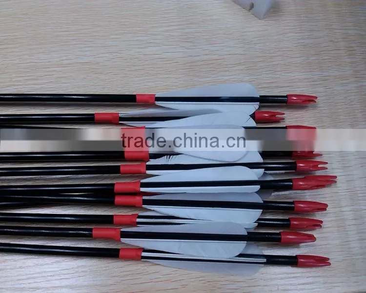 Wholesale archery arrows 32inch factory directly sell high quality Carbon fiber crossbow arrow
