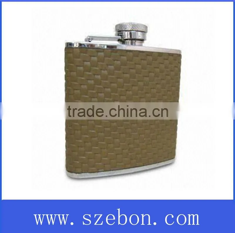 Stainless steel promotional hip flask